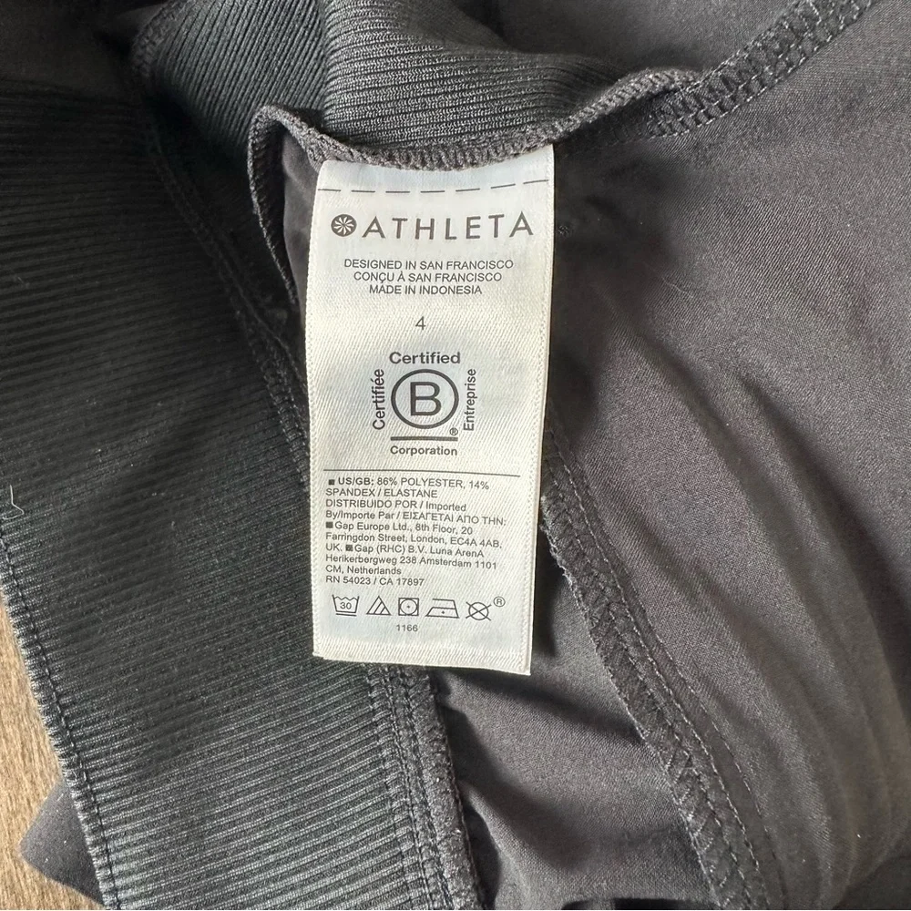 Athleta Brooklyn Mid Rise Ankle Pant Black Travel Athleisure  Size 4 - Picture 11 of 12